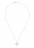 18kt white gold Princess Flower Dubai diamond necklace